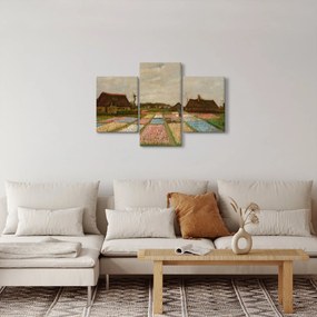 Tablou - Vincent van Gogh, Flower Beds in Holland, reproducere (90x60 cm)