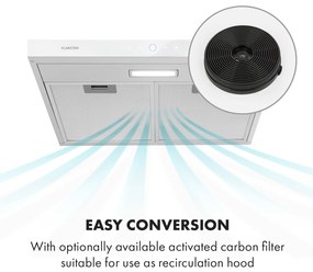 Contempo Neo, hota incorporabila, 60 cm, 175 m³ / h, LED, inox, alb