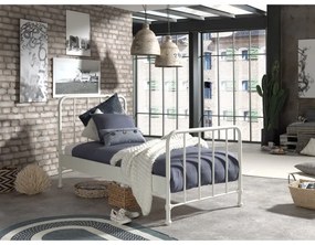 Pat pentru copii 90x200 cm alb Bronxx - Vipack