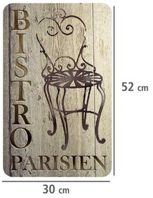 Set 2 protecții din sticlă pentru aragaz Wenko Bistrot, 52 x 30 cm