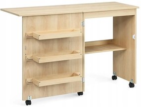 Masă pentru mașină de cusut, natur