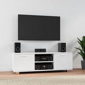 Comoda TV, alb, 120x40,5x35 cm, lemn prelucrat 1, Alb, 120 x 40.5 x 35 cm