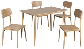 Set mobilier sufragerie Lenin (stejar natural) (pentru 4 persoane). 1116380
