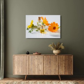 Tablou cu flori portocalii (90x60 cm)