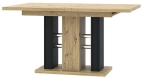 Masă de sufragerie Wamo (artisan + Negru) (pentru 6 până la 8 persoane). 1055272