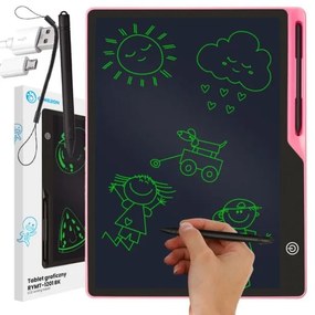Tableta interactiva 33 cm,pentru copii,USB,Roz