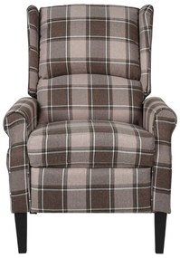 329303 vidaXL Fotoliu de masaj rabatabil, bej, material textil