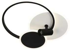 Plafonieră LED dimabilă LED/65W/230V 3000-6500K alb/negru + telecomandă