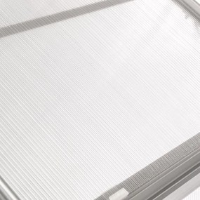 Seră din policarbonat 250 x 430 x 124/205 cm