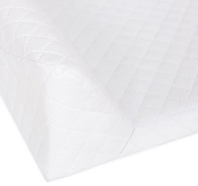 Saltea bilaterală pentru înfășat cu placă fixă COMFORT 50x70 cm albă CebaBaby