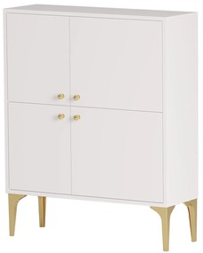 Dulap Lipamo 6 (alb + auriu) . 1093542
