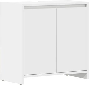 vidaXL Dulap de baie, alb, 60x33x61 cm, lemn prelucrat