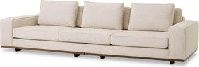Canapea 3 locuri eleganta design LUX Aurora L, Nuoro beige