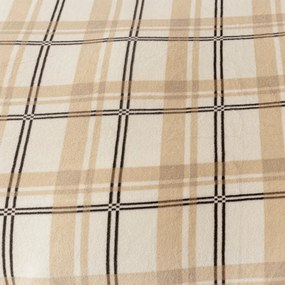 Cearsaf Cocolino microplus cu elastic PLAID 200x200 cm crem