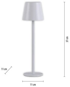 Leuchten Direkt 19250-16-LED Lampă LED de exterior EURIA 3W 5V IP54 albă