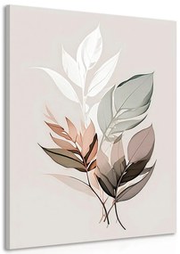Tablou frunze minimaliste