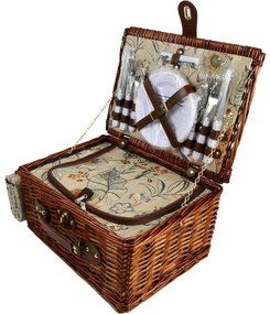 Arôme Coș de picnic pentru 4 persoane Grădină, 40x 30 x 20 cm