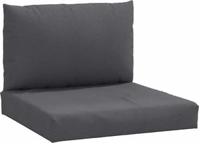 vidaXL Perne de paleți, 2 buc., melanj antracit, material textil