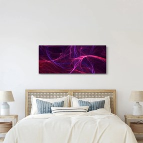 Tabloul abstract cu linii curbe (120x50 cm)
