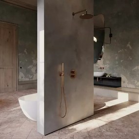 Baterie cada termostatata incastrata cupru periat Omnires Y fara corp ingropat