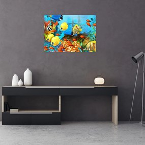 Tablou - Recif de corali colorat (70x50 cm)