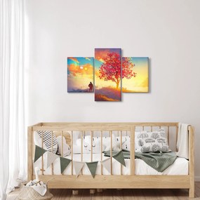 Tablou - casa în deal (90x60 cm)