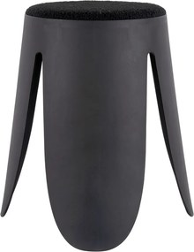 Scaun negru din plastic Savor – Leitmotiv