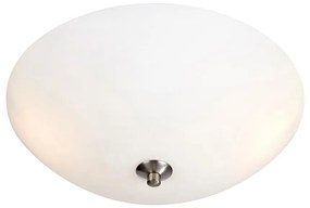 Plafonieră albă cu abajur din sticlă ø 43 cm Polar – Markslöjd