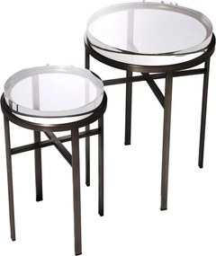 Set de 2 masute laterale design LUX Hoxton bronz 114911 HZ