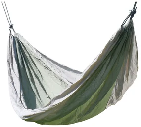 Cattara Hamac leagan cu agatare Nylon verde, 275 x 137 cm