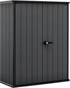 Ladă de grădină din plastic Cortina Alto gri