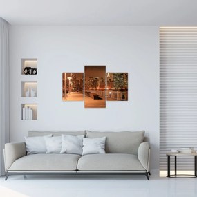 Tablou - Noaptea orașului (90x60 cm)