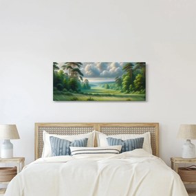 Tablou - Peisaj verde (120x50 cm)
