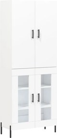 vidaXL Dulap înalt, alb, 69,5x34x180 cm, lemn compozit