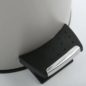 Coș de gunoi taupe cu pedală din oțel 5 l Adonis – Spirella