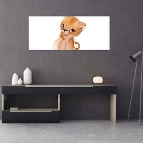 Tablou - Animăluț în acuarelă N⁰6 (120x50 cm)