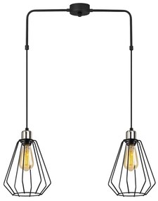 Lustră metalică Opviq lights Straton, negru