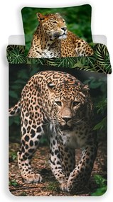 Leopard set de lenjerie de pat 140×200cm, 70×90 cm