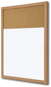 Tablă Combi Board / plută 45 × 60 cm, albă