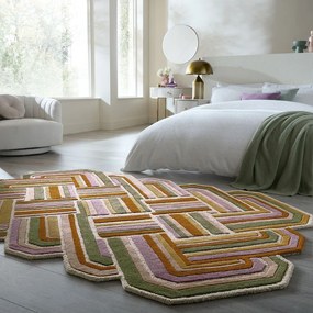 Covor țesut manual din lână 160x230 cm Lattice Shaped – Flair Rugs