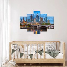 Tablou cu orașul Melbourne (150x105 cm)