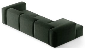 Colțar verde (cu colț pe partea stângă/cu șezlong) Bergamo – Cosmopolitan Design