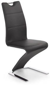 Scaun K188 piele ecologica negru