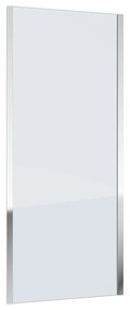 Paravan cabina de dus, perete lateral Omnires Bronx 90 cm sticla 6 mm transparent