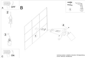 Spot de perete Sollux SL.1285 VERDO 1xGU10/10W/230V alb