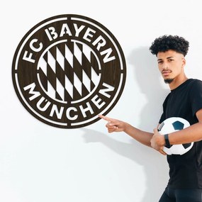 DUBLEZ | Logo din lemn al clubului - FC Bayern Munchen