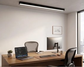 LED Plafonieră/lustră pe cablu LED/44W/230V 4000K 120 cm negru