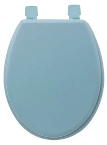 Capac toaleta BAT, duroplast, albastru, universal, 36 x 48 x H 5 cm