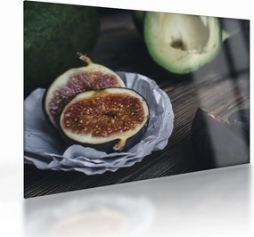 Tablou pe sticlă cu fistic și avocado (70x50 cm)