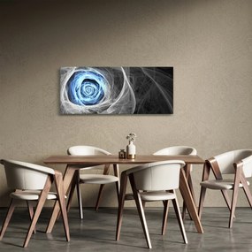 Tablou - Abstract Rose Blue (120x50 cm)